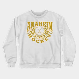 Vintage Retro Anaheim Ducks Hockey Crewneck Sweatshirt